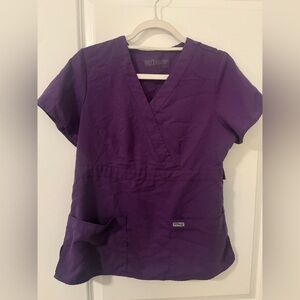 Grey's Anatomy Purple Scrub Top